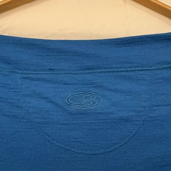 Icebreaker Superfine Ultralite Pure Marino Wool Womens Short Sleeve Shirt Large - Picture 7 of 8